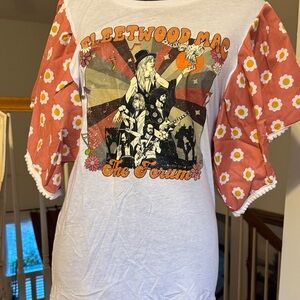 Fleetwood Mac concert T with sleeves added